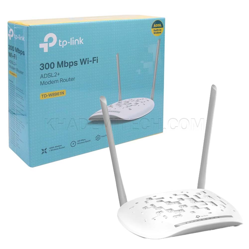 مودم تی پی لینک مدل TP-LINK TD-8961N ADSL2+ 300Mbps