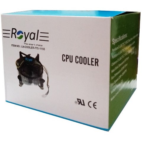 فن سی پی یو رویال مدل ROYAL CPU LN-COOLER-775