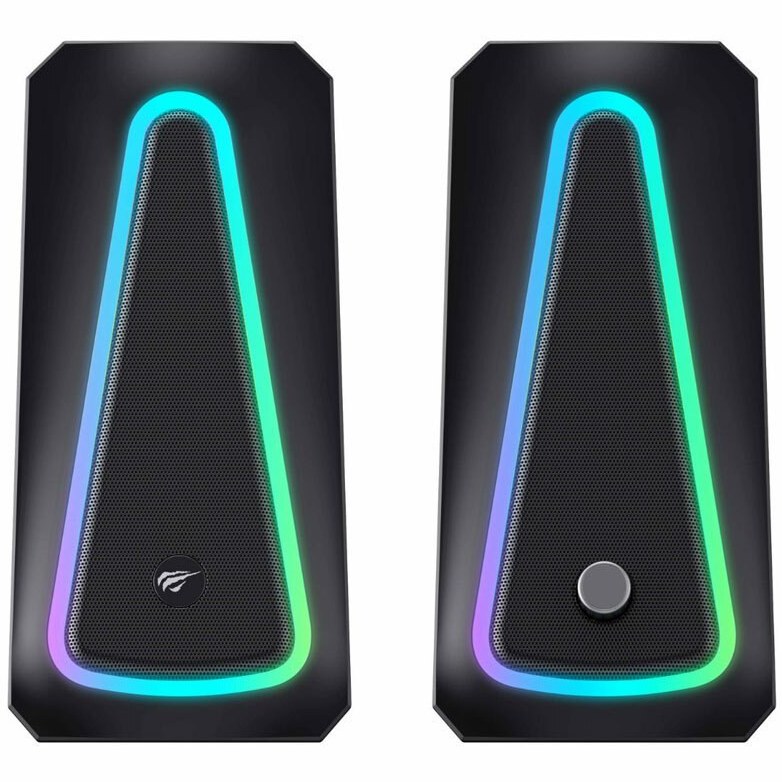اسپیکر دوتکه گیمینگ لپ تاپ هویت مدل HAVIT SK208 PRO RGB Light مشکی