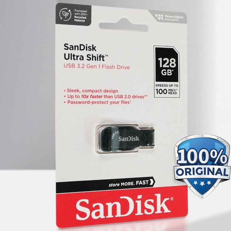 فلش سندیسک Sandisk Ultra Shift 128g USB3.2