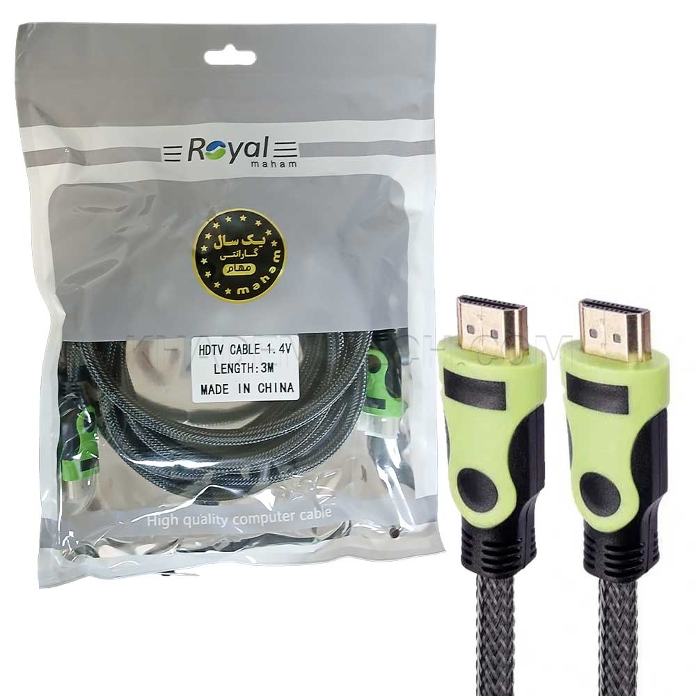 کابل HDMI رویال مدل ROYAL 14+1 1.4V