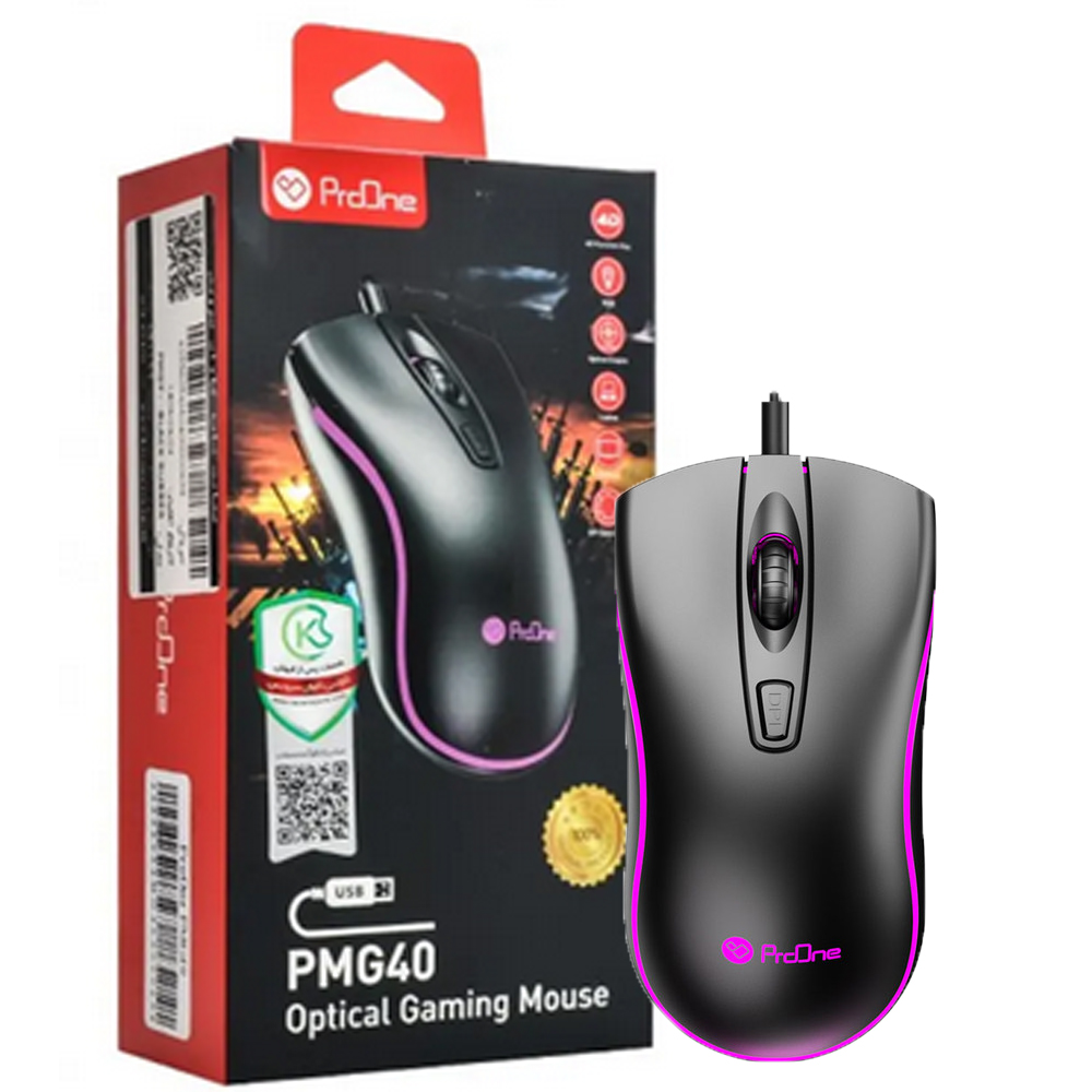 ماوس گیمینگ پرووان مدل PROONE PMG40
