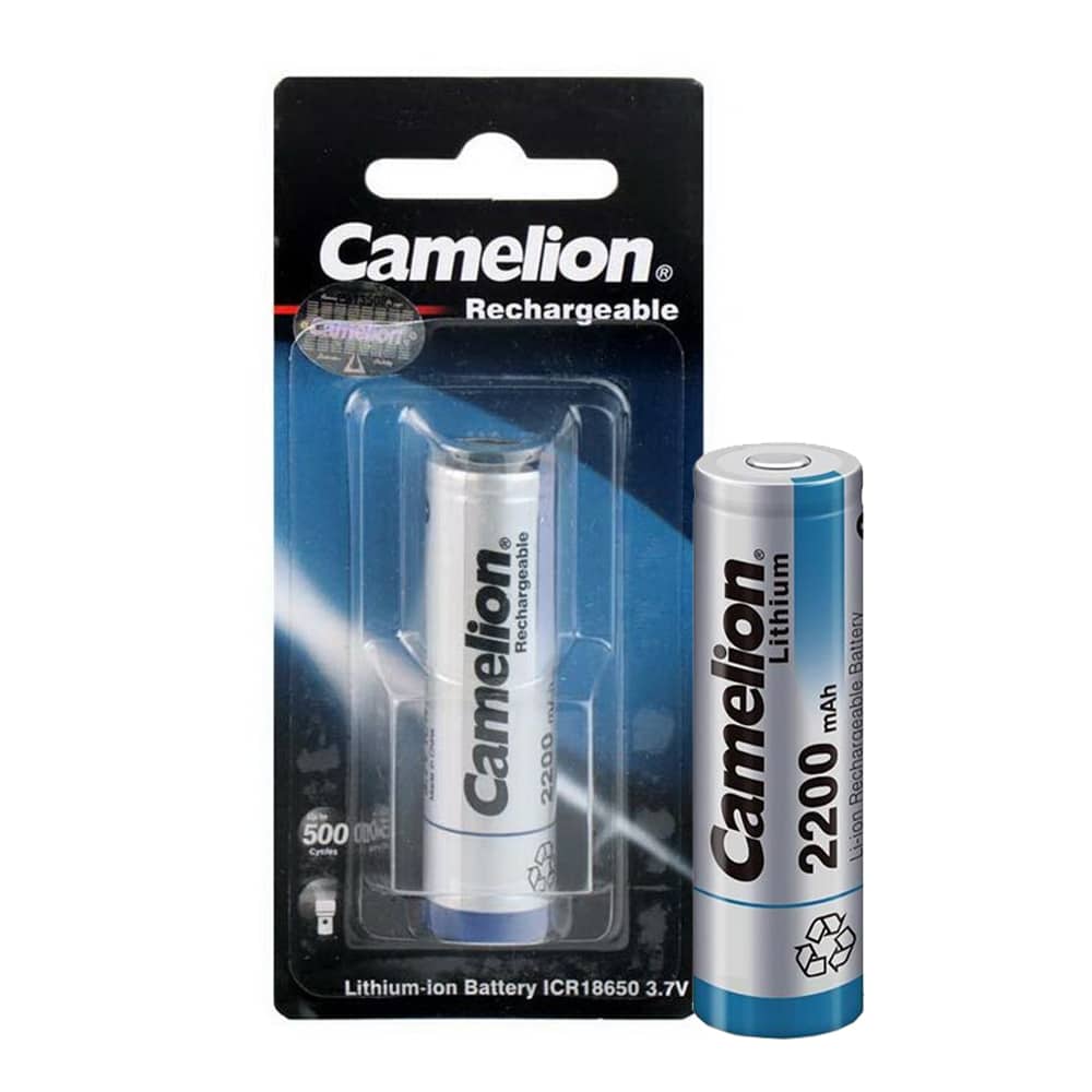 باتری شارژی کملیون مدل CAMELION 18650 2200