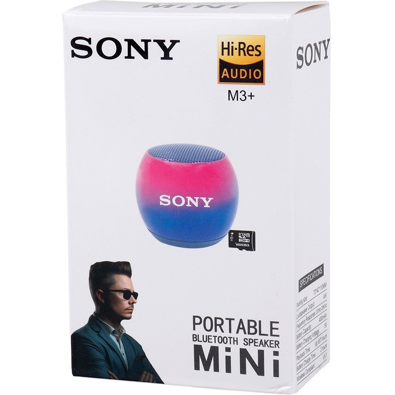 اسپیکر پرتابل سونی مدل +SONY Mini M3 بنفش